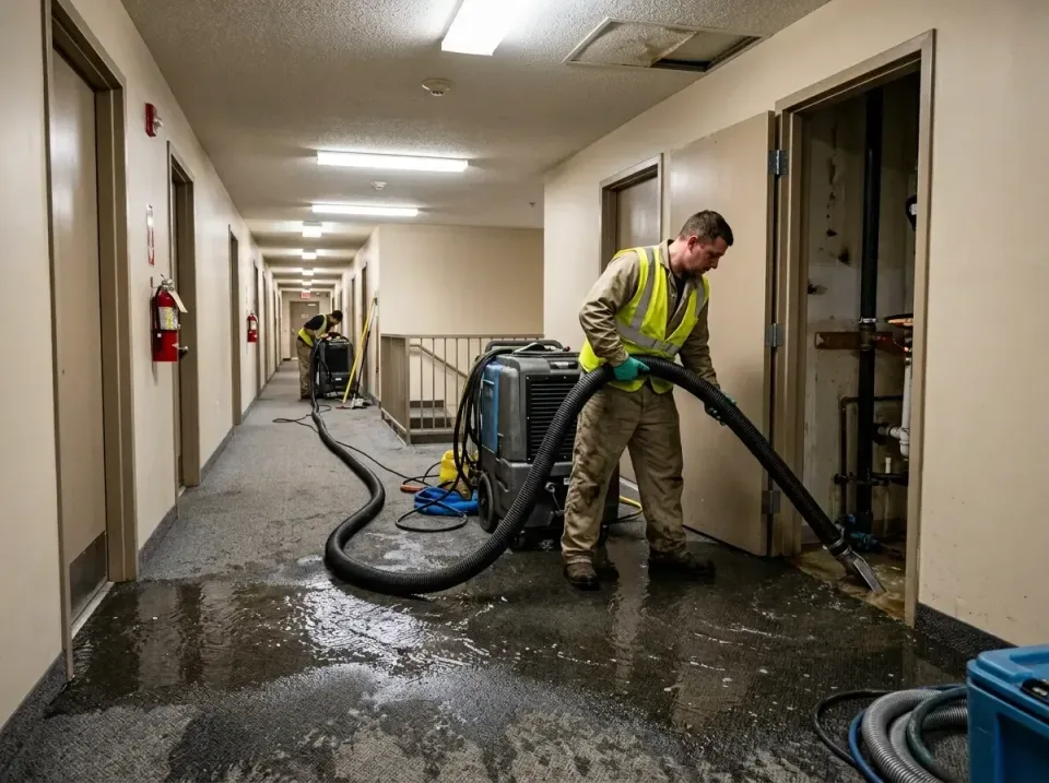multi-unit-apartment-hallway-f-005 — frequently asked questions, Emergency Burst Pipe Water Extraction & Removal in Caddo Mi…